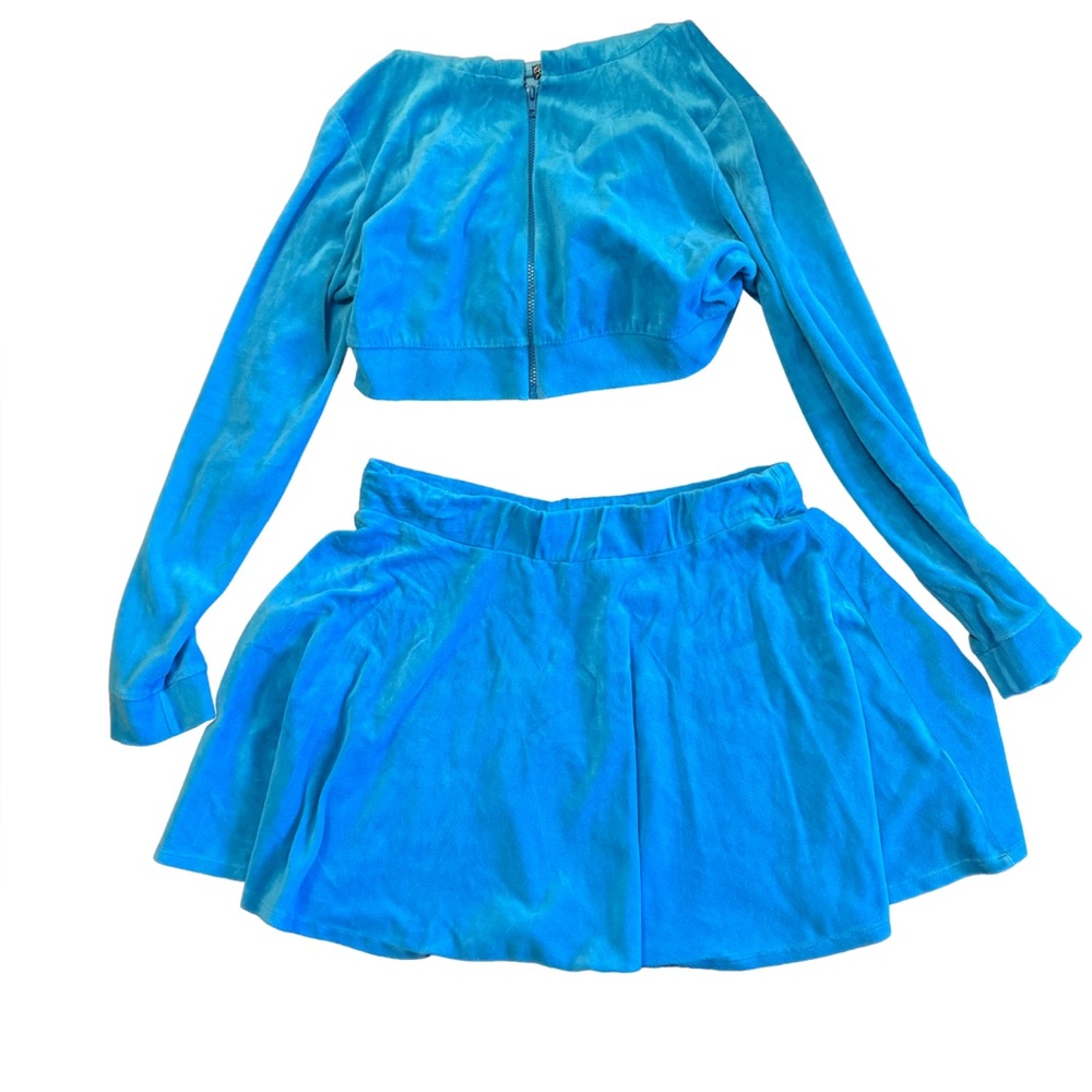 Dolls Kill Aqua Velvet Set – 1X / Poster Grl “Up To No Good”
